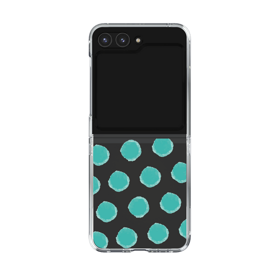 Clear Case［ Original - Favorite Color Polka Dots - Green ］