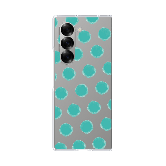 Clear Case［ オリジナル - 推し色水玉 - Green ］