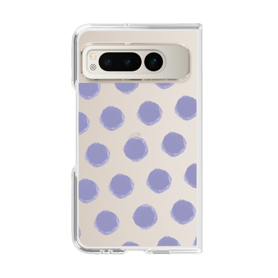 Clear Case［ Original - Favorite Color Polka Dots - Purple ］