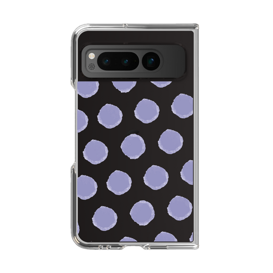 Clear Case［ Original - Favorite Color Polka Dots - Purple ］