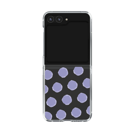 Clear Case［ Original - Favorite Color Polka Dots - Purple ］