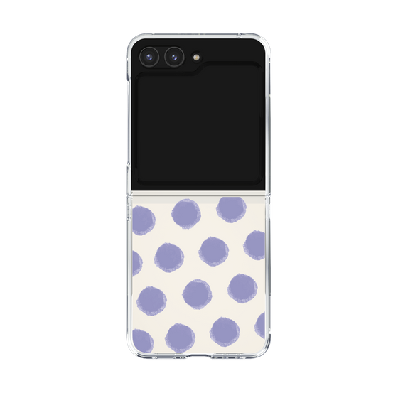 Clear Case［ Original - Favorite Color Polka Dots - Purple ］