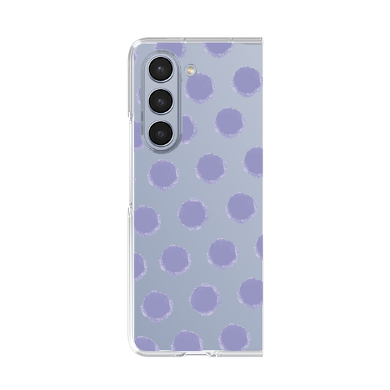 Clear Case［ Original - Favorite Color Polka Dots - Purple ］