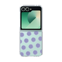 Clear Case［ オリジナル - 推し色水玉 - Purple ］