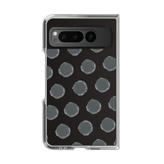 Clear Case［ Original - Favorite Color Polka Dots - Black ］