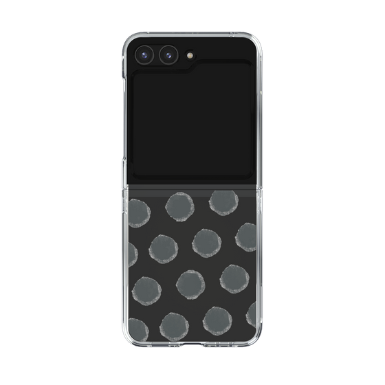 Clear Case［ Original - Favorite Color Polka Dots - Black ］