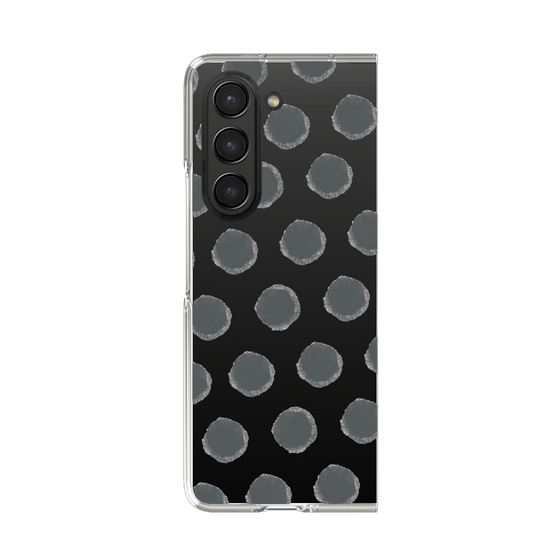 Clear Case［ Original - Favorite Color Polka Dots - Black ］