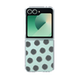 Clear Case［ オリジナル - 推し色水玉 - ブラック ］