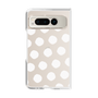 Clear Case［ Original - Favorite Color Polka Dots - White ］