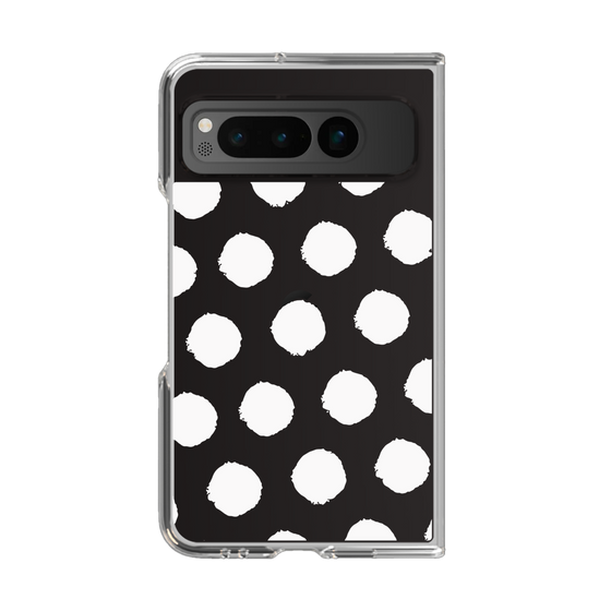 Clear Case［ Original - Favorite Color Polka Dots - White ］