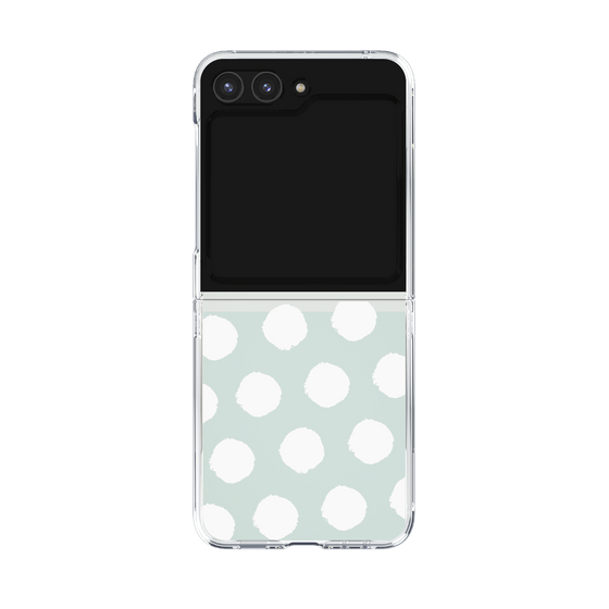 Clear Case［ Original - Favorite Color Polka Dots - White ］