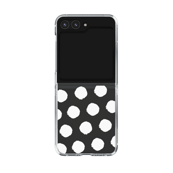 Clear Case［ Original - Favorite Color Polka Dots - White ］