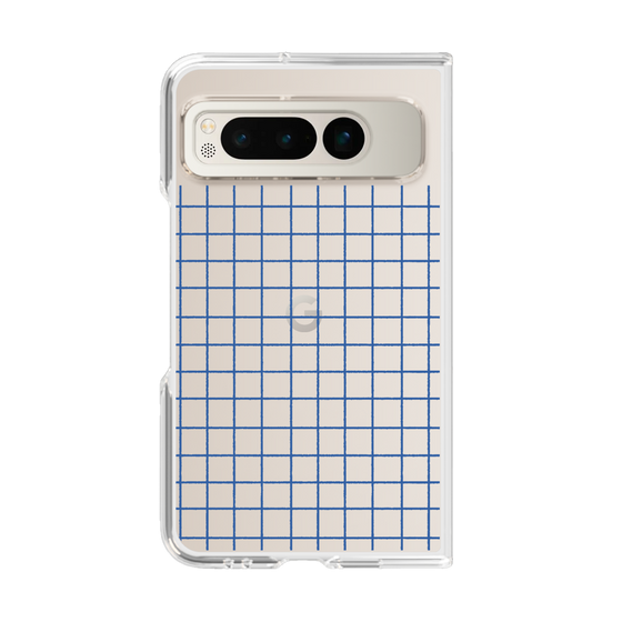 Clear Case［ Original - Favorite Color Check - Blue ］