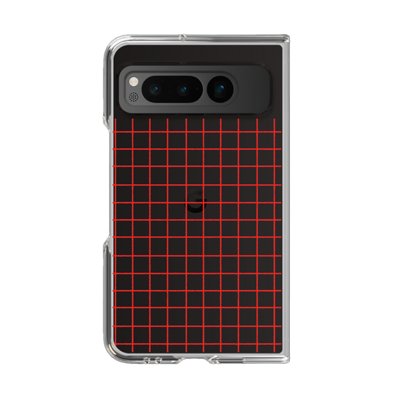 Clear Case［ Original - Favorite Color Check - Red ］