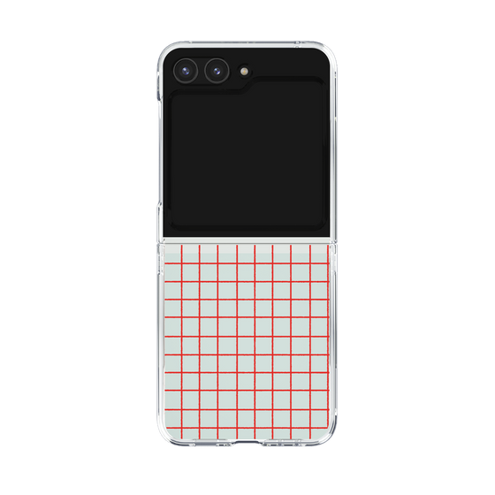 Clear Case［ Original - Favorite Color Check - Red ］