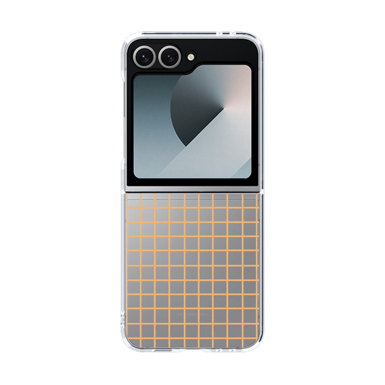Clear Case［ オリジナル - 推し色チェック - イエロー ］