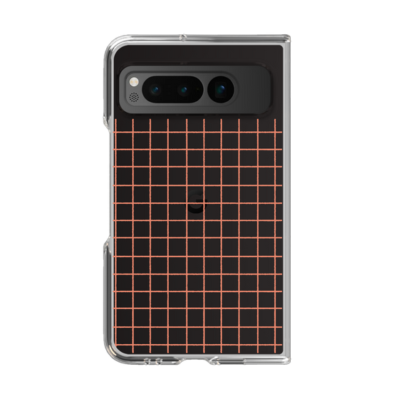 Clear Case［ Original - Favorite Color Check - Orange ］