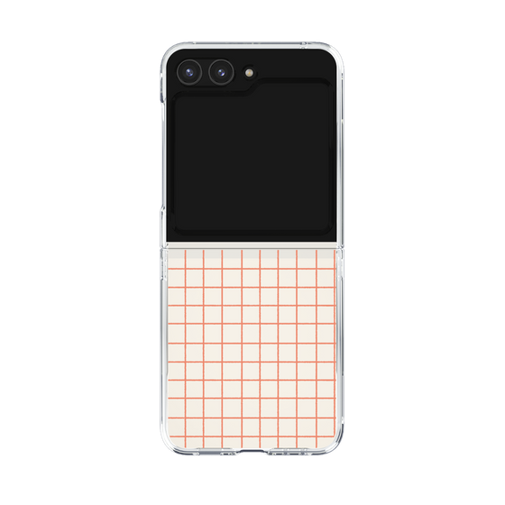 Clear Case［ Original - Favorite Color Check - Orange ］
