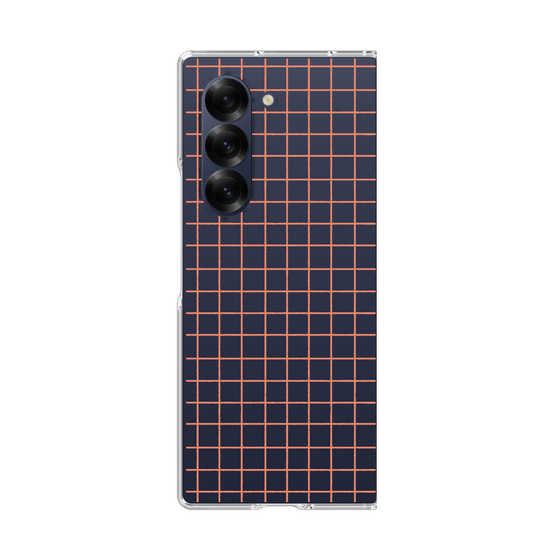 Clear Case［ オリジナル - 推し色チェック - Orange ］
