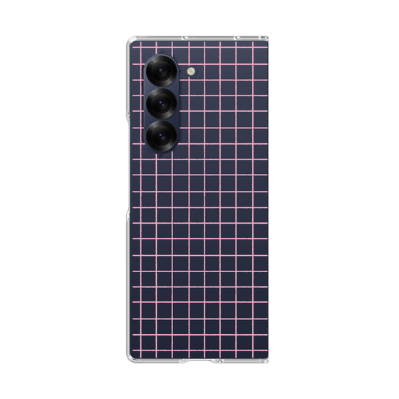 Clear Case［ オリジナル - 推し色チェック - ピンク ］