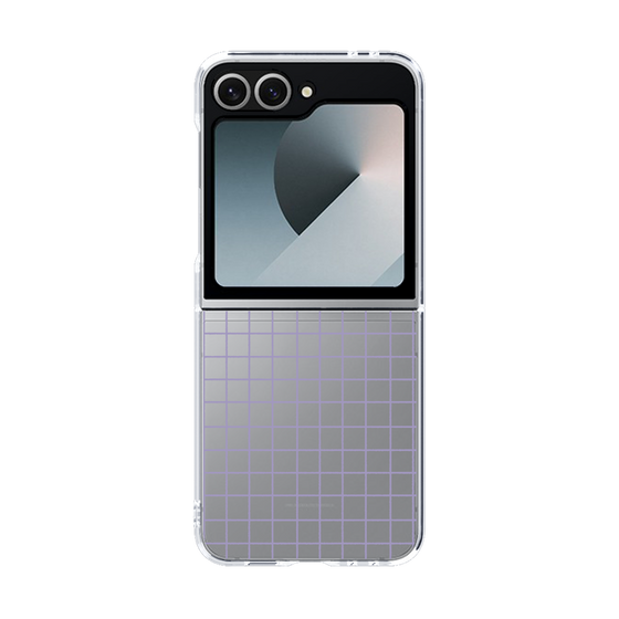 Clear Case［ オリジナル - 推し色チェック - Purple ］