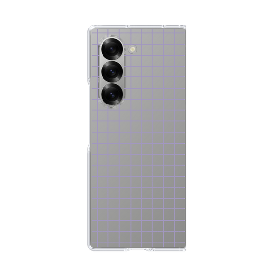 Clear Case［ オリジナル - 推し色チェック - Purple ］