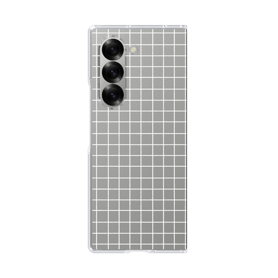 Clear Case［ オリジナル - 推し色チェック - ホワイト ］