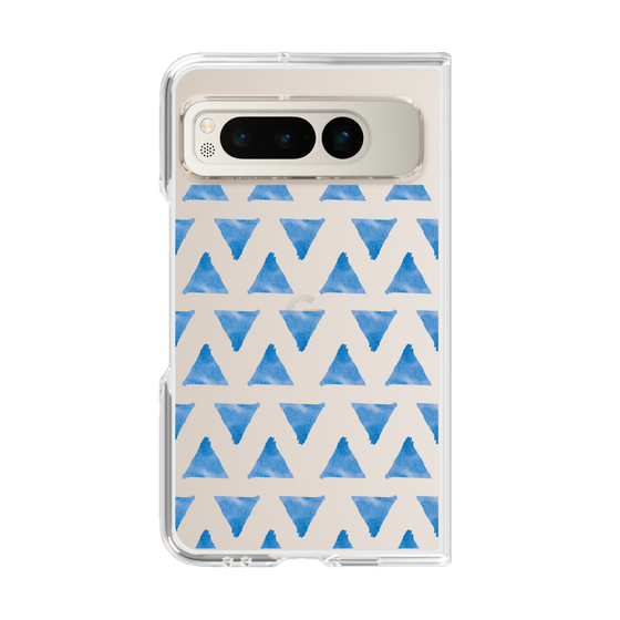 Clear Case［ Original - Favorite Color Triangle - Blue ］
