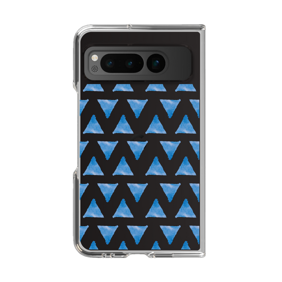 Clear Case［ Original - Favorite Color Triangle - Blue ］