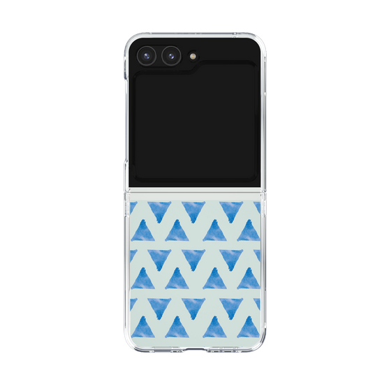 Clear Case［ Original - Favorite Color Triangle - Blue ］