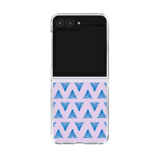 Clear Case［ Original - Favorite Color Triangle - Blue ］