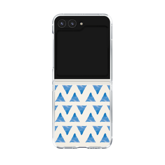 Clear Case［ Original - Favorite Color Triangle - Blue ］