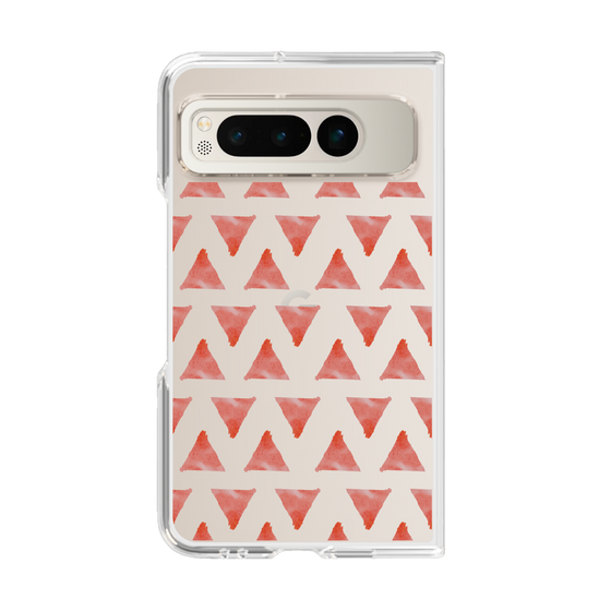 Clear Case［ Original - Favorite Color Triangle - Red ］