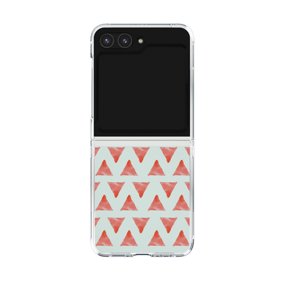 Clear Case［ Original - Favorite Color Triangle - Red ］