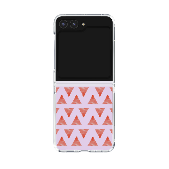 Clear Case［ Original - Favorite Color Triangle - Red ］