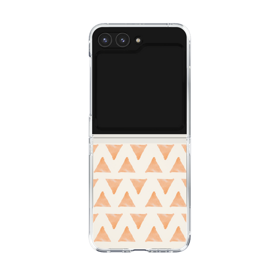 Clear Case［ Original - Favorite Color Triangle - Orange ］