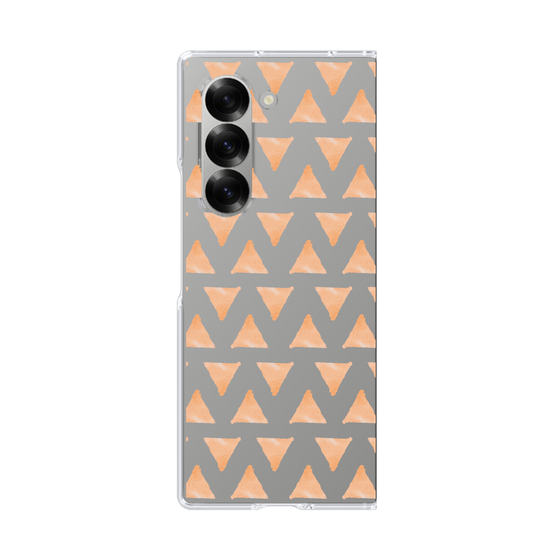 Clear Case［ オリジナル - 推し色三角 - Orange ］