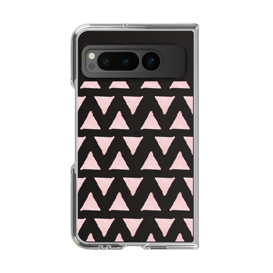 Clear Case［ Original - Favorite Color Triangle - Pink ］