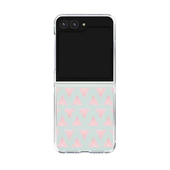 Clear Case［ Original - Favorite Color Triangle - Pink ］