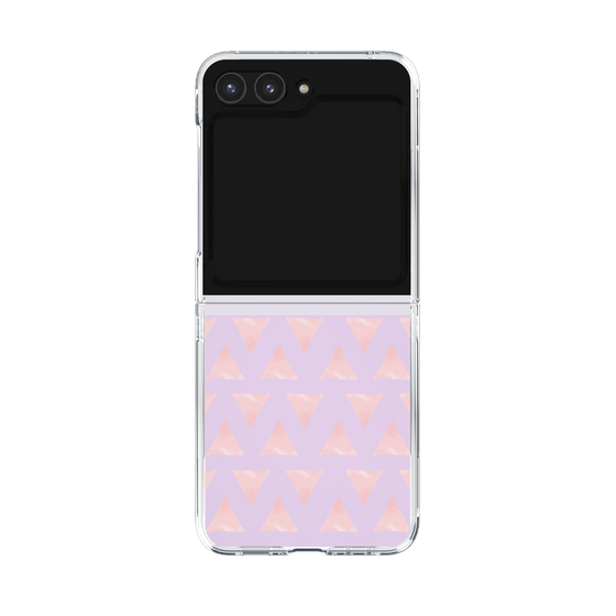 Clear Case［ Original - Favorite Color Triangle - Pink ］