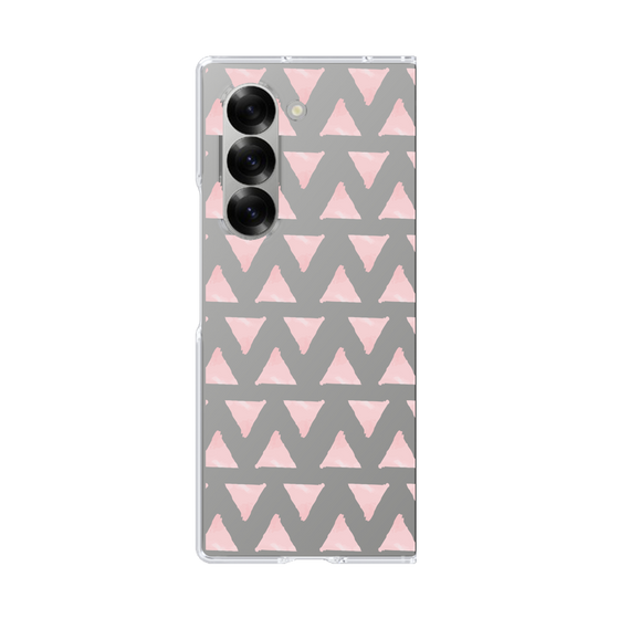 Clear Case［ オリジナル - 推し色三角 - ピンク ］