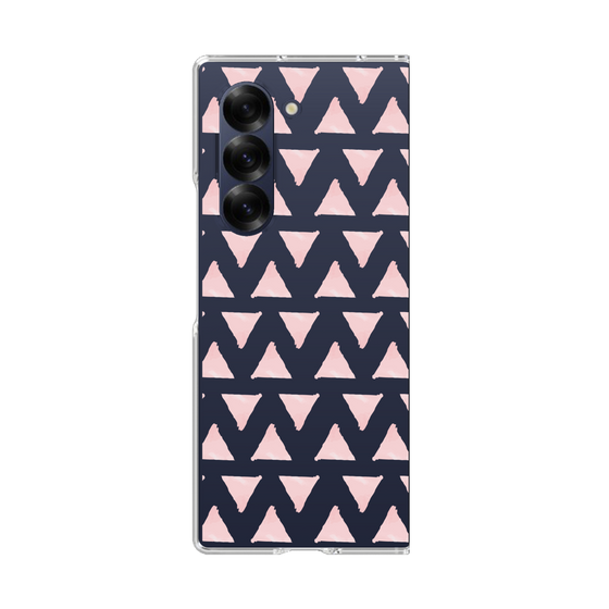 Clear Case［ オリジナル - 推し色三角 - ピンク ］