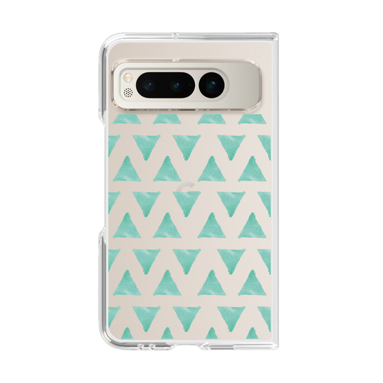 Clear Case［ Original - Favorite Color Triangle - Green ］