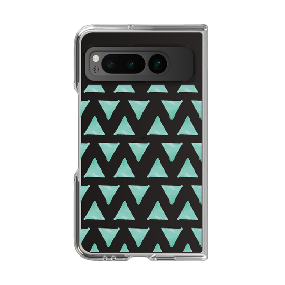 Clear Case［ Original - Favorite Color Triangle - Green ］