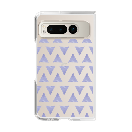 Clear Case［ Original - Favorite Color Triangle - Purple ］