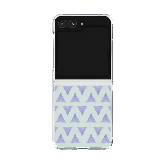 Clear Case［ Original - Favorite Color Triangle - Purple ］