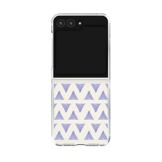 Clear Case［ Original - Favorite Color Triangle - Purple ］