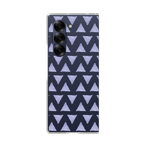 Clear Case［ オリジナル - 推し色三角 - Purple ］