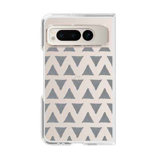Clear Case［ Original - Favorite Color Triangle - Black ］