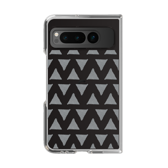 Clear Case［ Original - Favorite Color Triangle - Black ］
